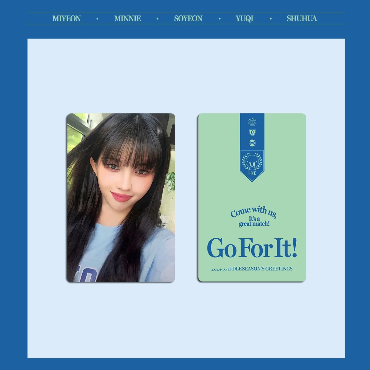 GIDLE Tou2 بطاقة خاصة YUQI SHUHUA SOYEON MIYEON Minnie