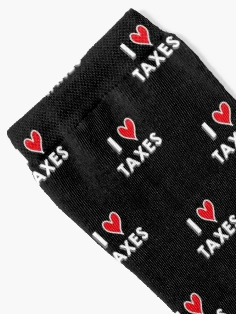 I love taxes Socks essential crazy new year Socks Men Women's