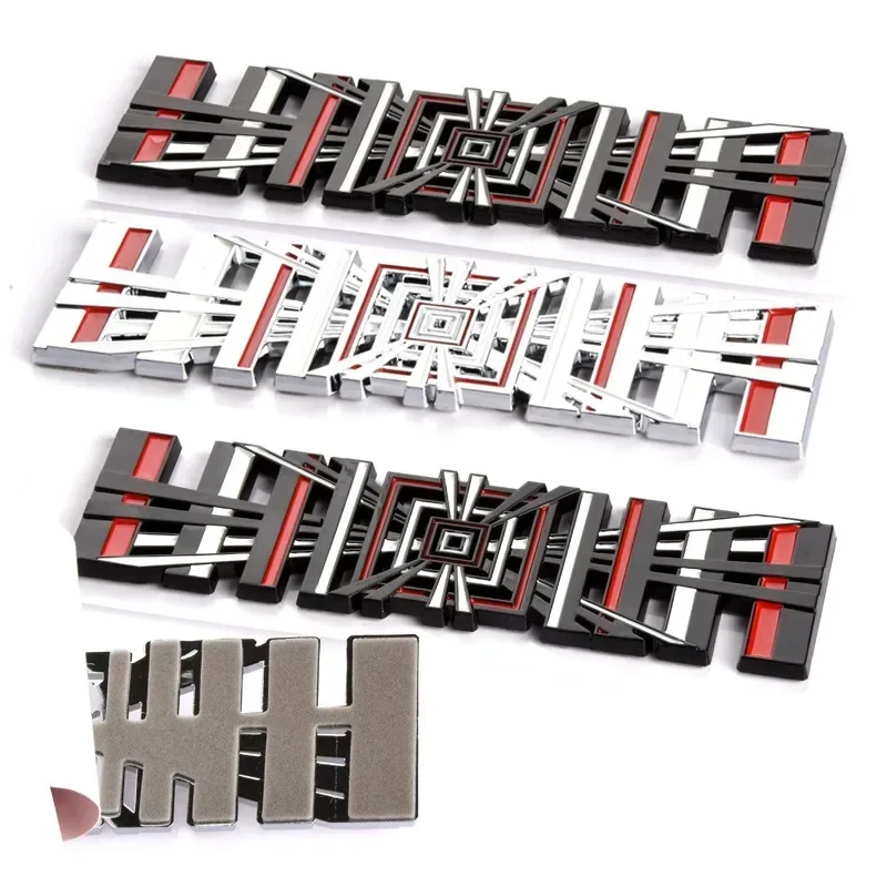 3D Metal Plaid Logo Performance Rear Trunk Badge Emblem Sticker Decals For Tesla Model 3 Y X S Car Styling Accessories