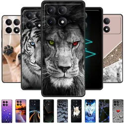 For POCO X6 Pro 5G Case POCOX6 Shockproof Soft TPU Silicone Phone Cover For Xiaomi POCO X6 Pro 5G Capa Cartoon Matte Bumper
