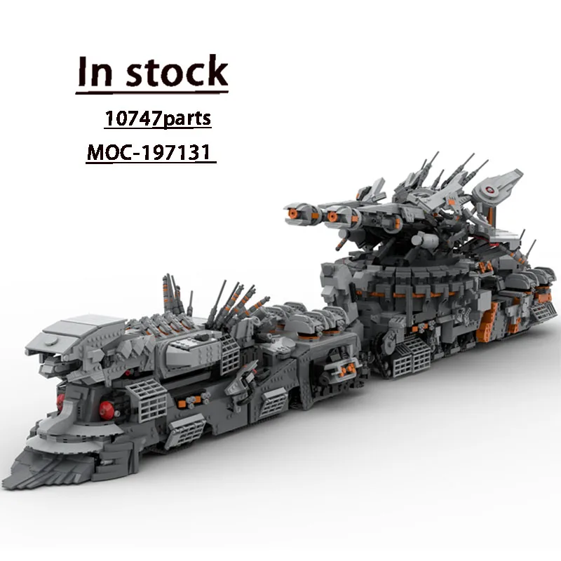 

MOC-197131 Алтайский сын, ковчег, транспорт, грузовой поезд, строительные блоки, модель 10747 шт., игрушка на день рождения для мальчиков и детей, подарок