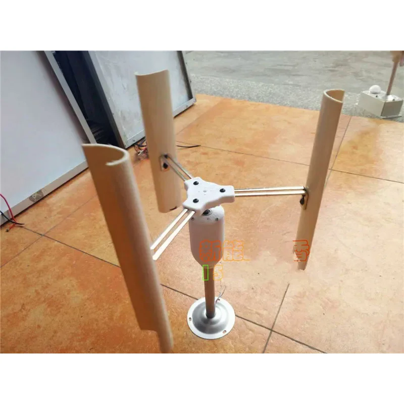 Customized Direct Axis Wind Power Generator Model Three-phase Brushless Motor Windmill Toy Night Light DIY Permanent Magnet