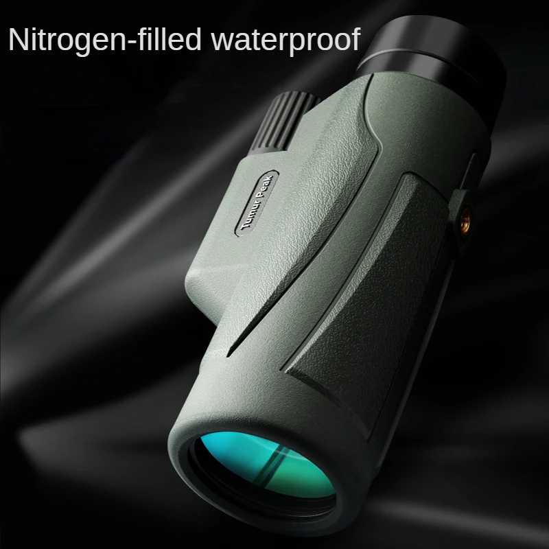 HD Mini 12X50 Professional Telescope Monocular Powerful Binoculars Long Range Waterproof Pocket Zoom Night for Hunting Tourism