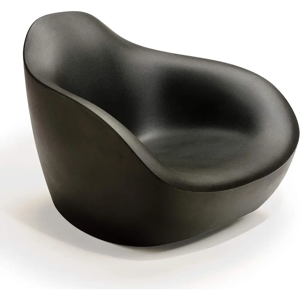 

Low Rider Indoor-Outdoor Lounge Chair, Black
