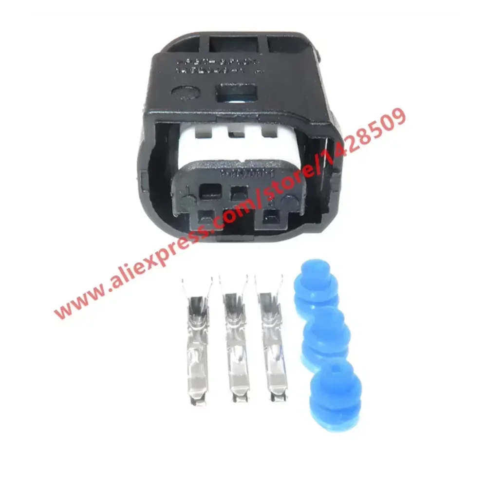 1 Set 3 Pin Auto Pressure Switch Cold Air Pressure Sensor Connector Waterproof Throttle Pedal Plug For BMW BENZ 1-1452049-1