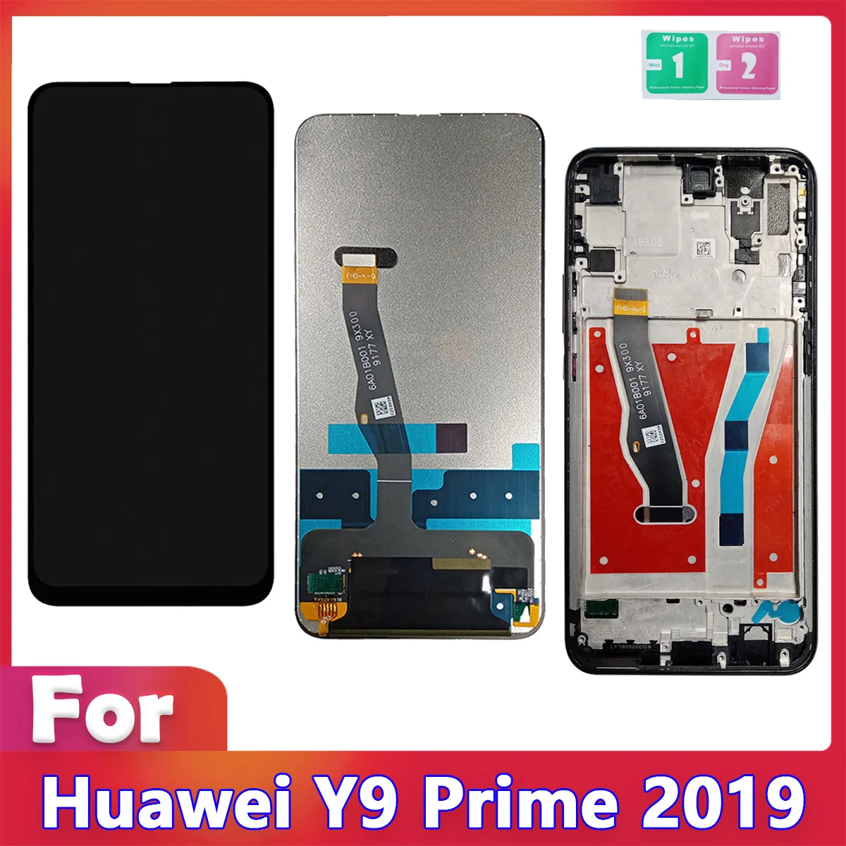 6.59'' High Quality TFT LCD Foe Huawei Y9 Prime 2019 STK-L21 STK-L22 STK-LX3 LCD Display Touch Screen Digitizer Assembly