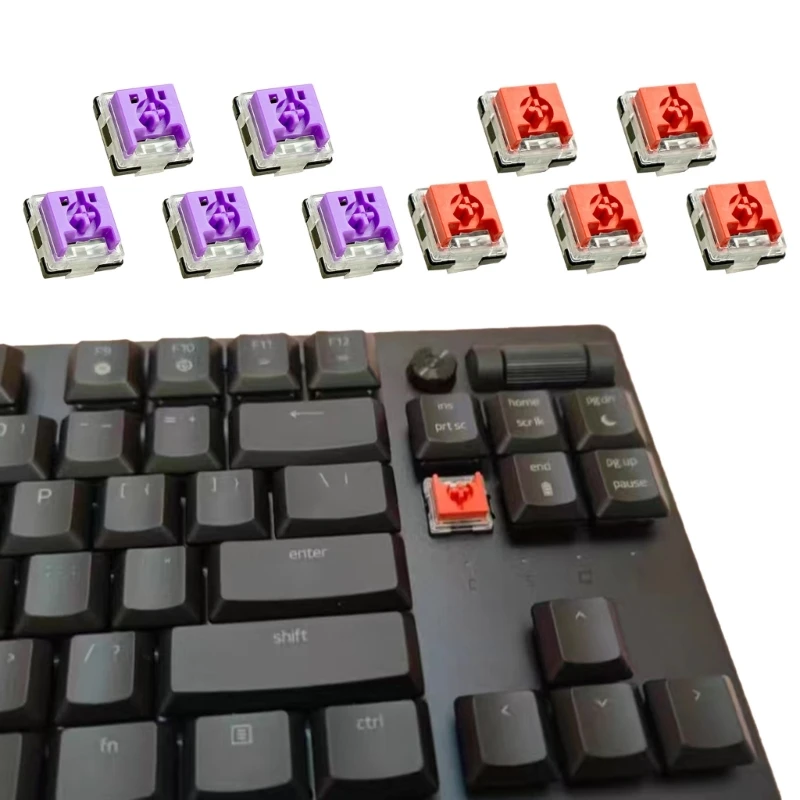 Responsive Backlit Low Shaft Swithes Optical Keyboards Swithes for DeathStalker V2 Mechanical Keyboards