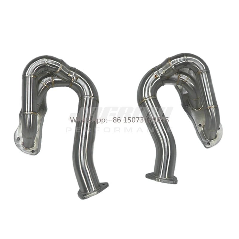 

Высокое качество SS304 матовая поверхность золотой сварочный выхлопной коллектор для Porsche Boxter Cayman 987.2 2.9 3.4 2008-2012