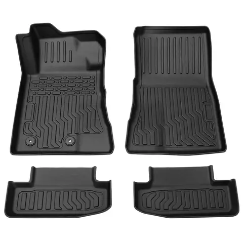 Doublures de tapis de sol en caoutchouc TPE tous temps, tapis pour Ford Mustang 2015-2022, 3 pièces