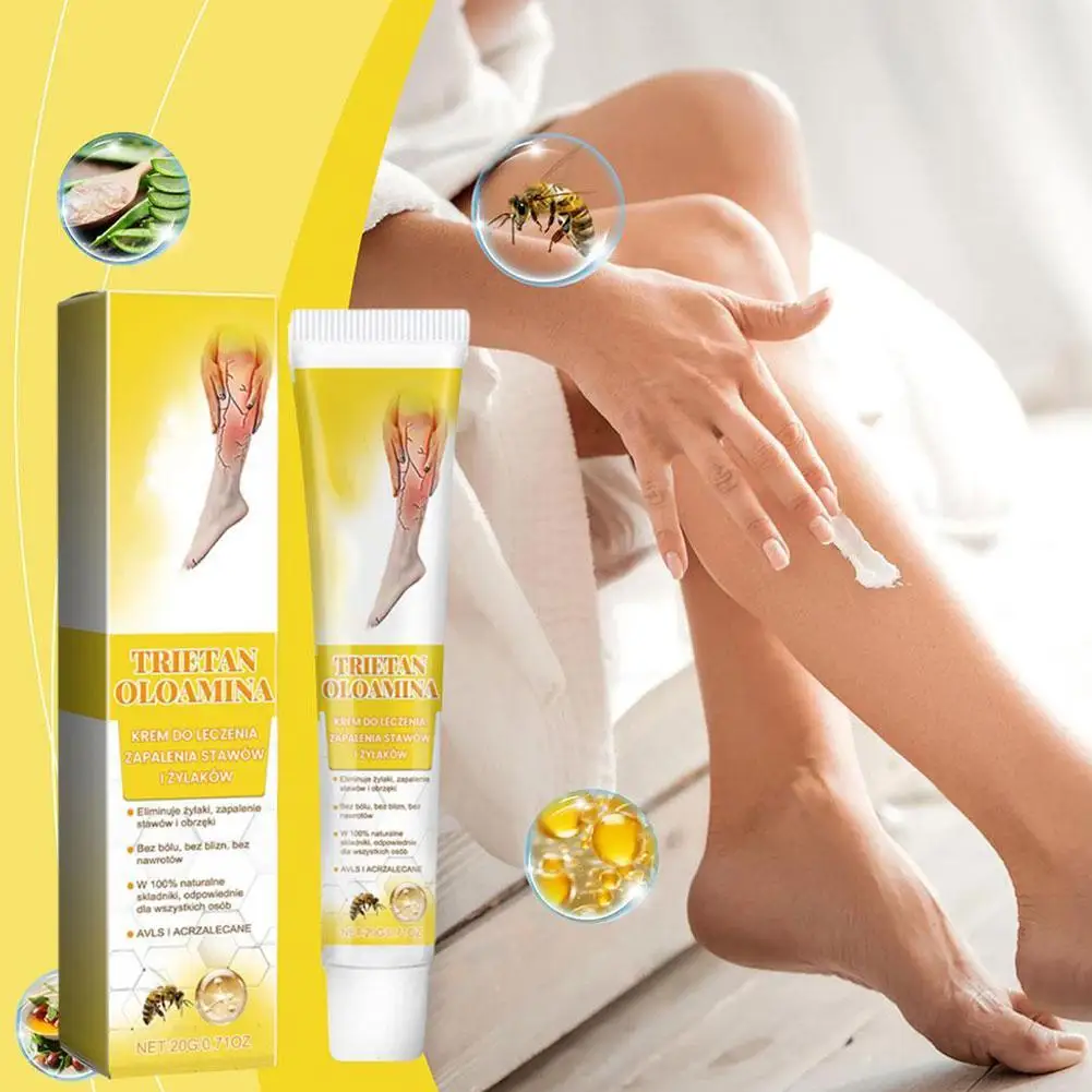 

20g Bee Varicose Veins Cream Bee Professional Treatment Gel Bee Cream New Zealand Bee Cream Dropshipping