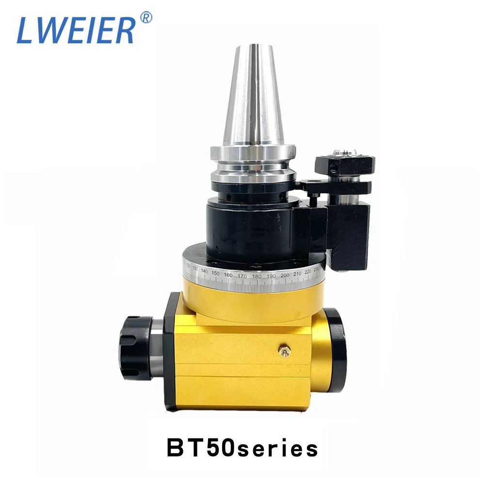 BT50 angle head outpuBT50 AG90-BT50 90degree right angle head with sk50 cat50 bt50 iso50 km100 hsk100 drive shank