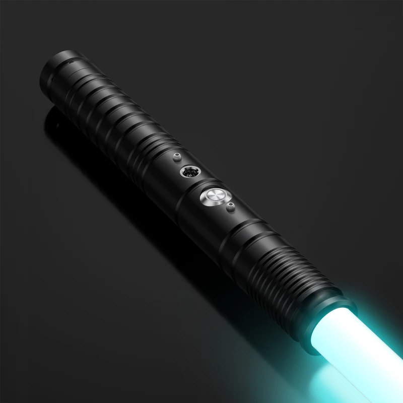 WANARICO USB Lade RGB Lichtschwert Metall Griff 7-Farbe Variable Mit Schlagen Sound Wirkung FX Duel Lichtschwert Metel Griff LED