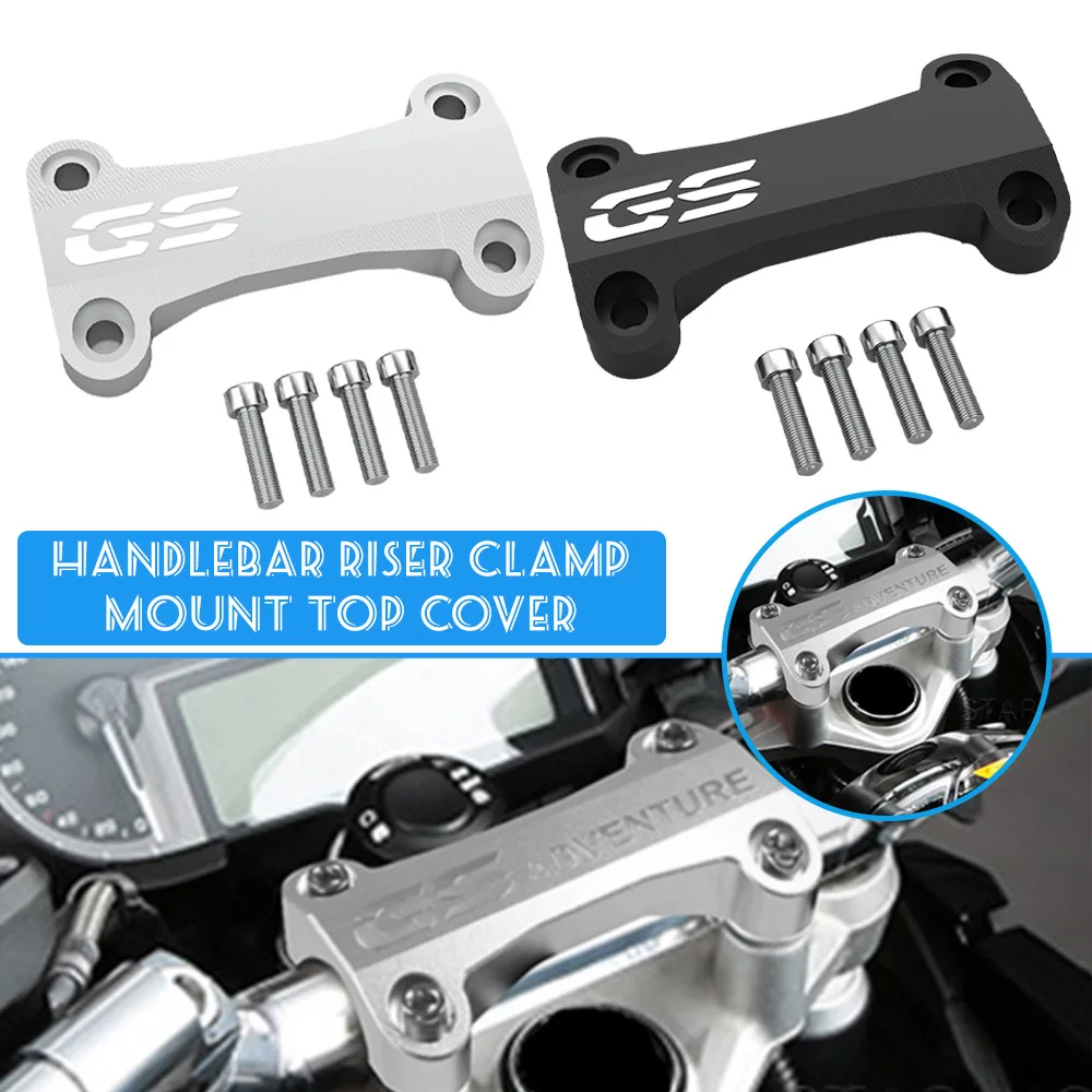 

R 1200 GS R 1250 GS For BMW R1200GS LC R1250GS Advenutre 2013-2025 Motorcycle Handlebar Fat Bar Riser Top Clamp Cover Support