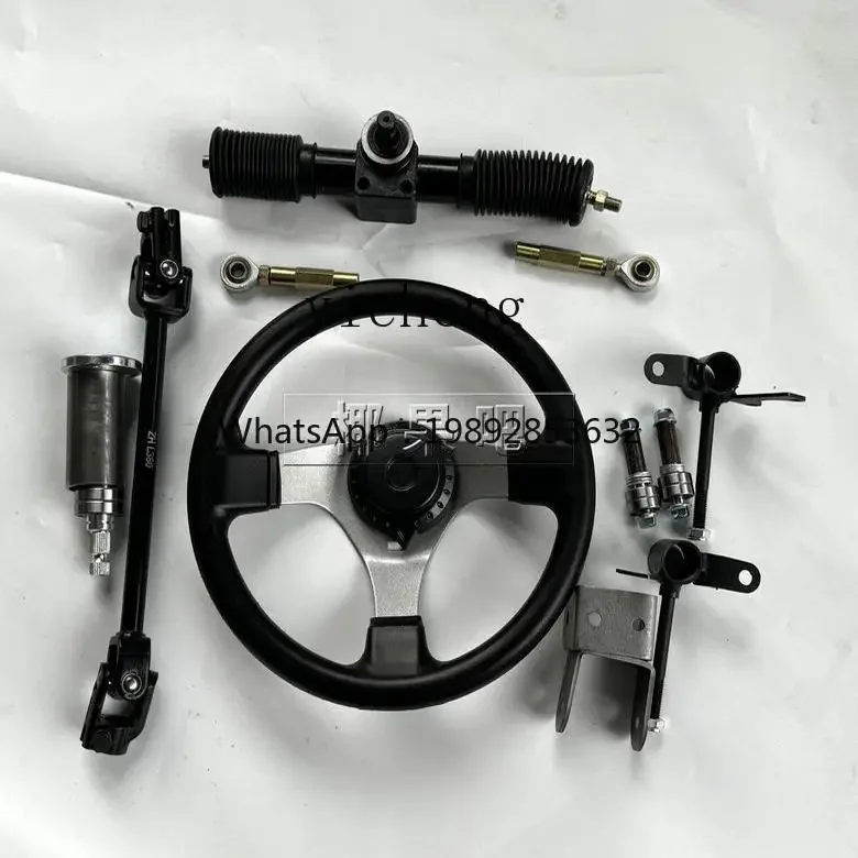 

ii10- homemade four-wheel electric vehicle kart accessories, front steering machine steering wheel steering machine kit 12/10MM