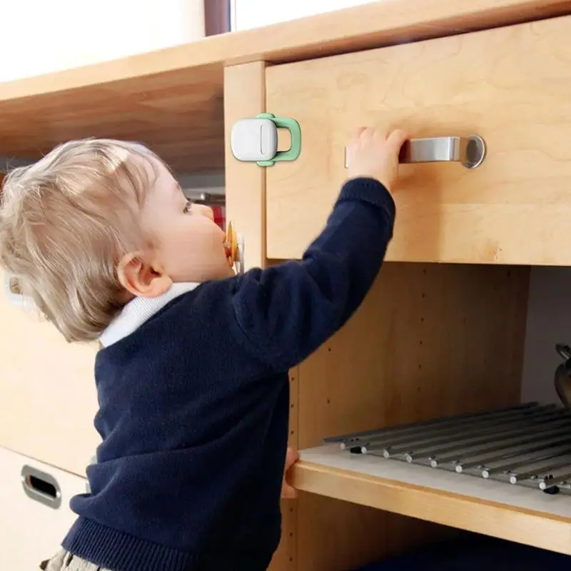 Kindersicherung für Kühlschrank, 4er-Pack, babysichere Ofen- und Herdschlösser, hitzebeständige Spülmaschinenschlösser, Kindersicherheit, Ofen, babysicher