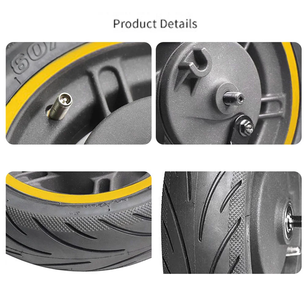 

Tyre Front Wheel 1pc 254x60MM 60/70-6.5 For Ninebot Max G30 Front Wheel Hub Drum Brake Electric Scooter Brand New