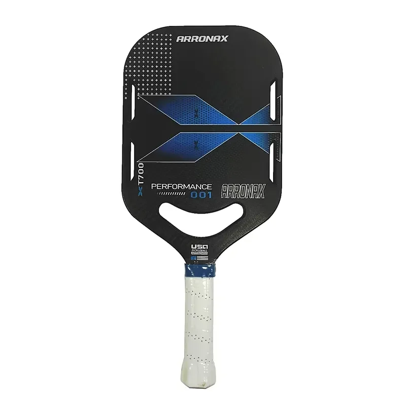 USAPA 3K 12K 18K Carbon Fiber Pickleball Paddle 16mm Thick Core Elongated Handle Rough Surface Power Control Pro Game