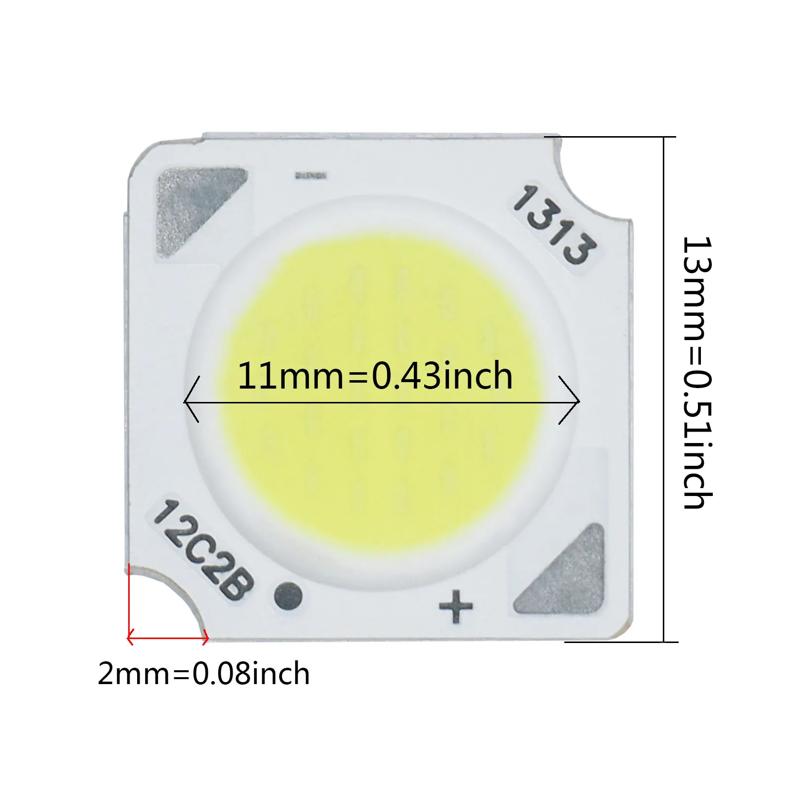 High Power LED COB Light Bulb 13mm 3-12W Use 300mA LED Source Bridgelux Chip Red/Green/Blue Light Lamp SpotLight Downlight Lamps