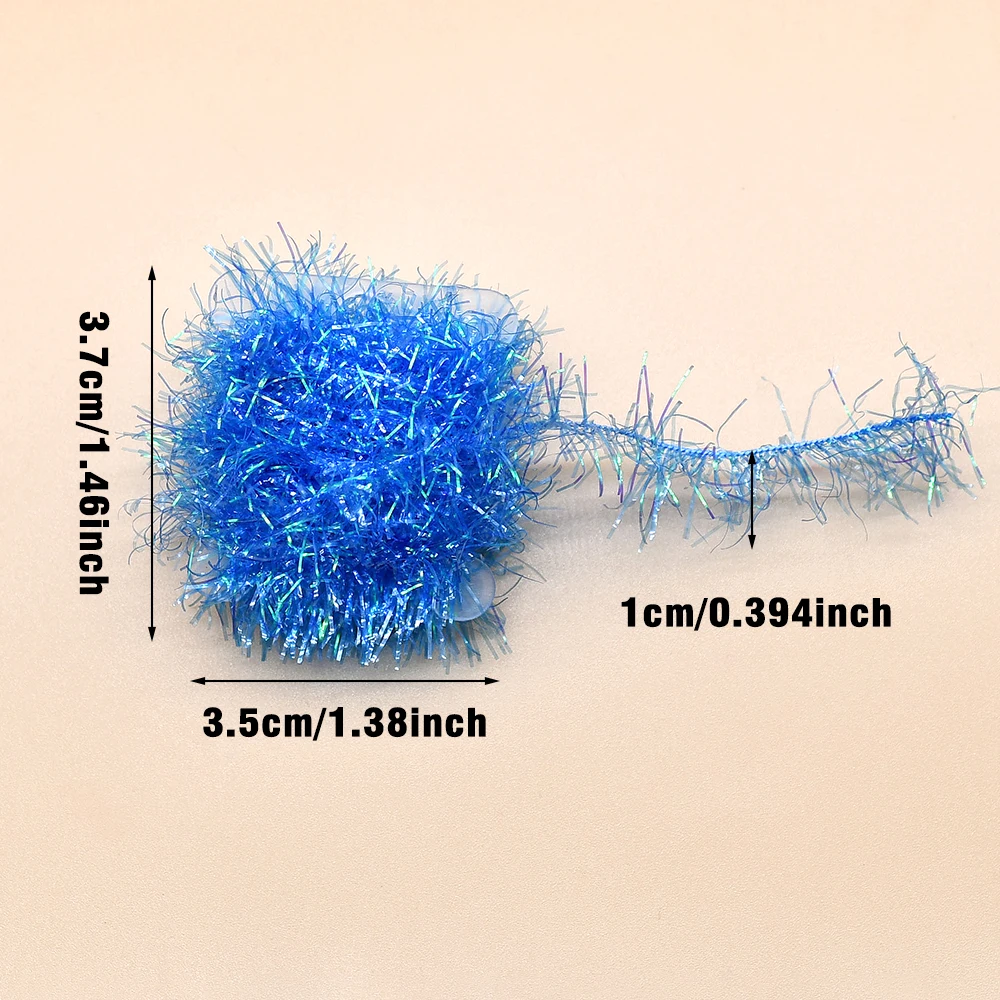 2 Meters / Card For Nymph Sparkle Fly Tying Material Lures Streamer Ice Chenille Fly Tying Thread Fly Fishing Tinsel view 4