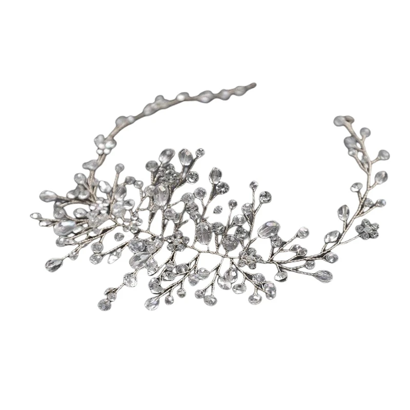 

Bridal Hair Accessories Handmade Crystal Vine Headband Dress Accessories Headwear