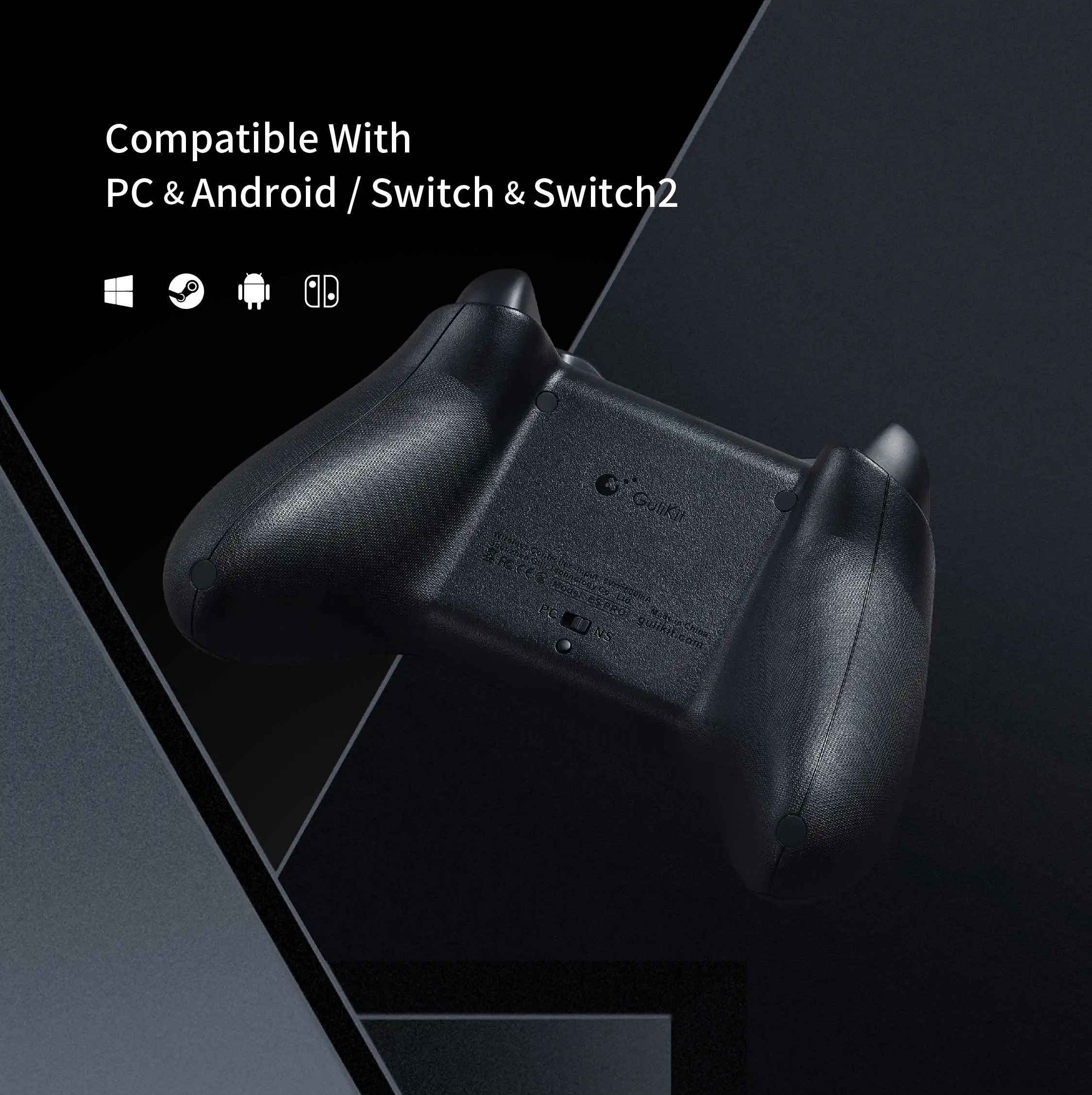  GuliKit ES Pro E-Sports Bluetooth-Spielcontroller, Kabelloser Gamepad mit TMR-Joystick für NS Nintendo Switch 2 PC Windows Android – Detail 12