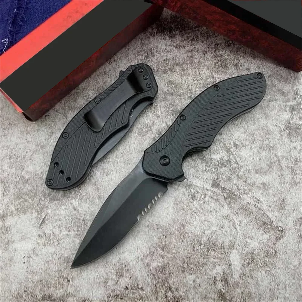 Outdoor Self Defense Survival Folding Knife Camping High-hardness Military Tactical Hunting Fishing Knife Home Daily Tool