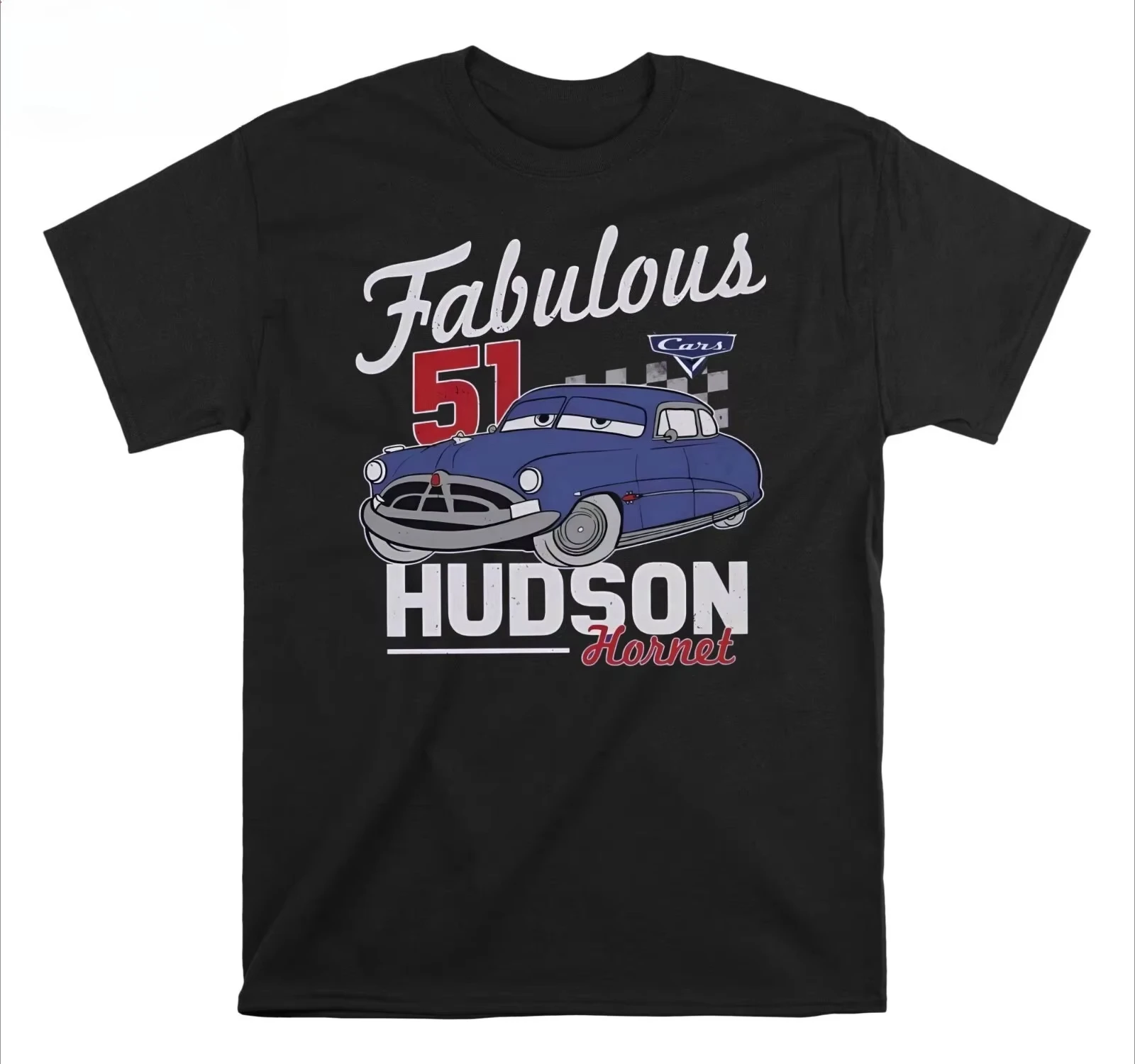

2025 Disney Retro Pixar Cars Fabulous Hudson Hornet Doc Hoodie Tshirt Men Women Unisex AC591 Hort Sleeve High Street