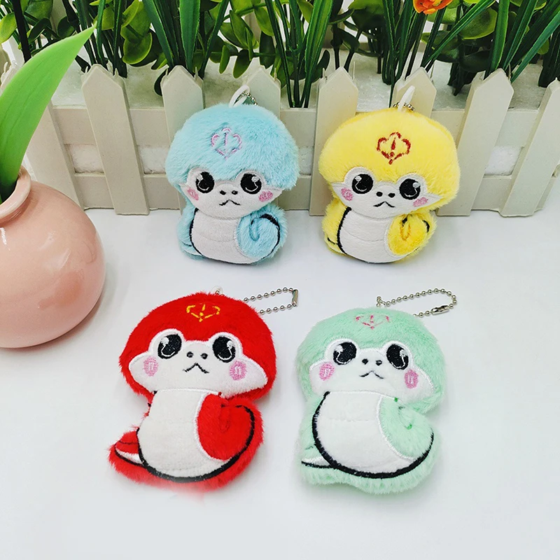 Cute Small Snake Doll Keychains Pendants Backpack Hangings Decoration Accessories Gifts