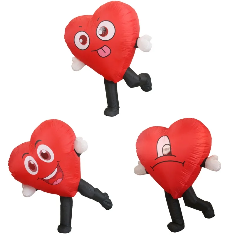 

Valentine's Day Smile Love Confession Prop Performance Inflatable Dress Atmosphere Funny Stage Performance Dress