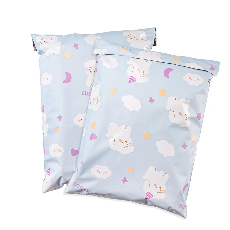 Express Bag Cartoon  Lucky Puppy Packing Bag Mail Waterproof Destruction Bag Packaging Bag Color Printing Poly Packing Bag