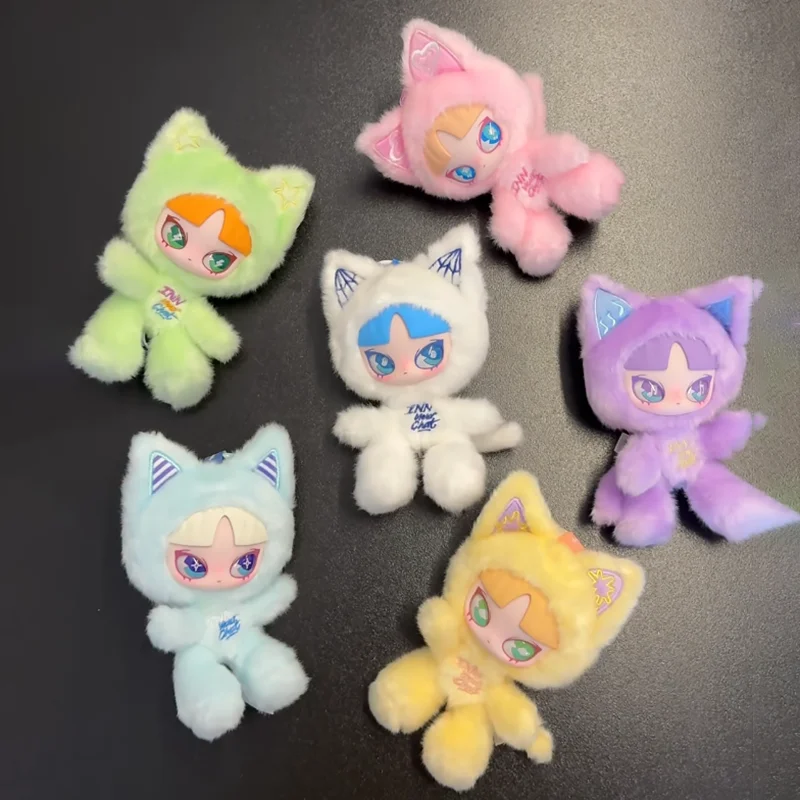 القط نزل الدردشة الخاصة بك سلسلة 15 سنتيمتر الفينيل تحصيل لعبة صندوق أعمى زخرفة العصرية للفتيات الأطفال عيد ميلاد هالوين هدية سر