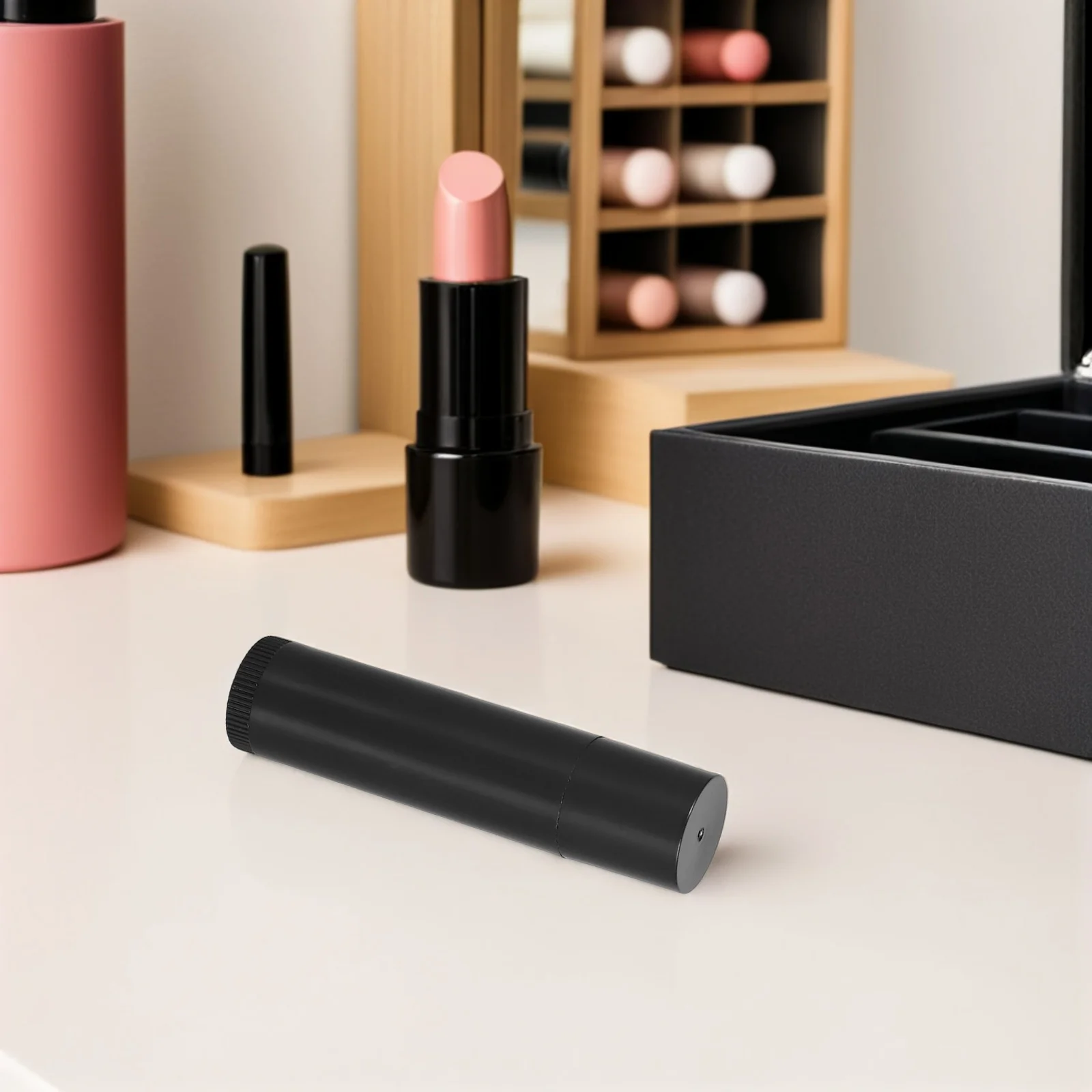 

Empty Refillable Lipstick Tubes Plastic Balm Containers Gloss Vials Storage For DIY Tools Craft Accessories Eco Material