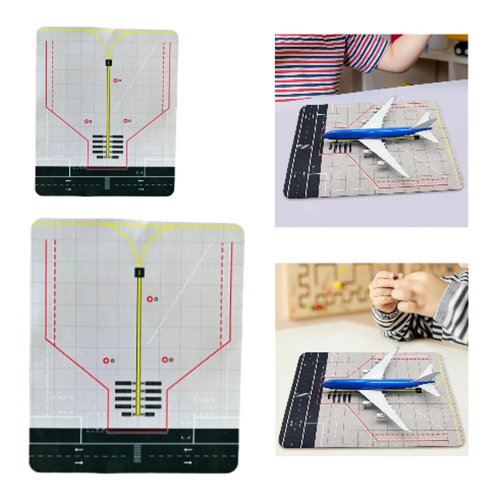 Parking Apron Model Aircraft Model Mat Decoration for Diecast Plane