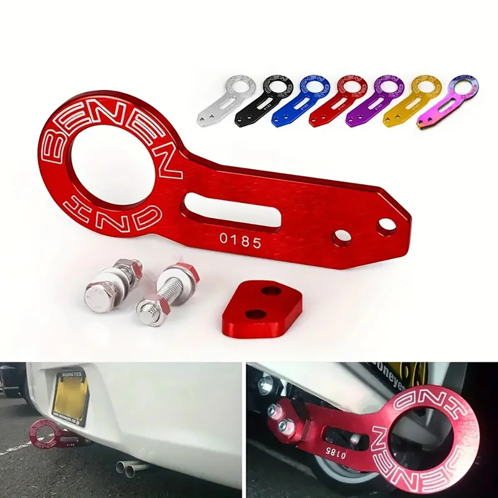 JDM racing BEN car modified rear towing hook aluminum alloy rear towing hook trailer tail hook