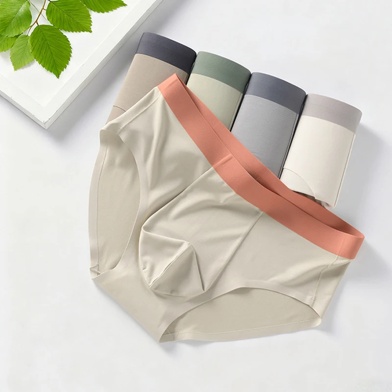 Modal Man Underwear Briefs A-class Fabric Men's Panties Seamless Breathable Quick Dry Refreshing Panties Body Fitting Bikini