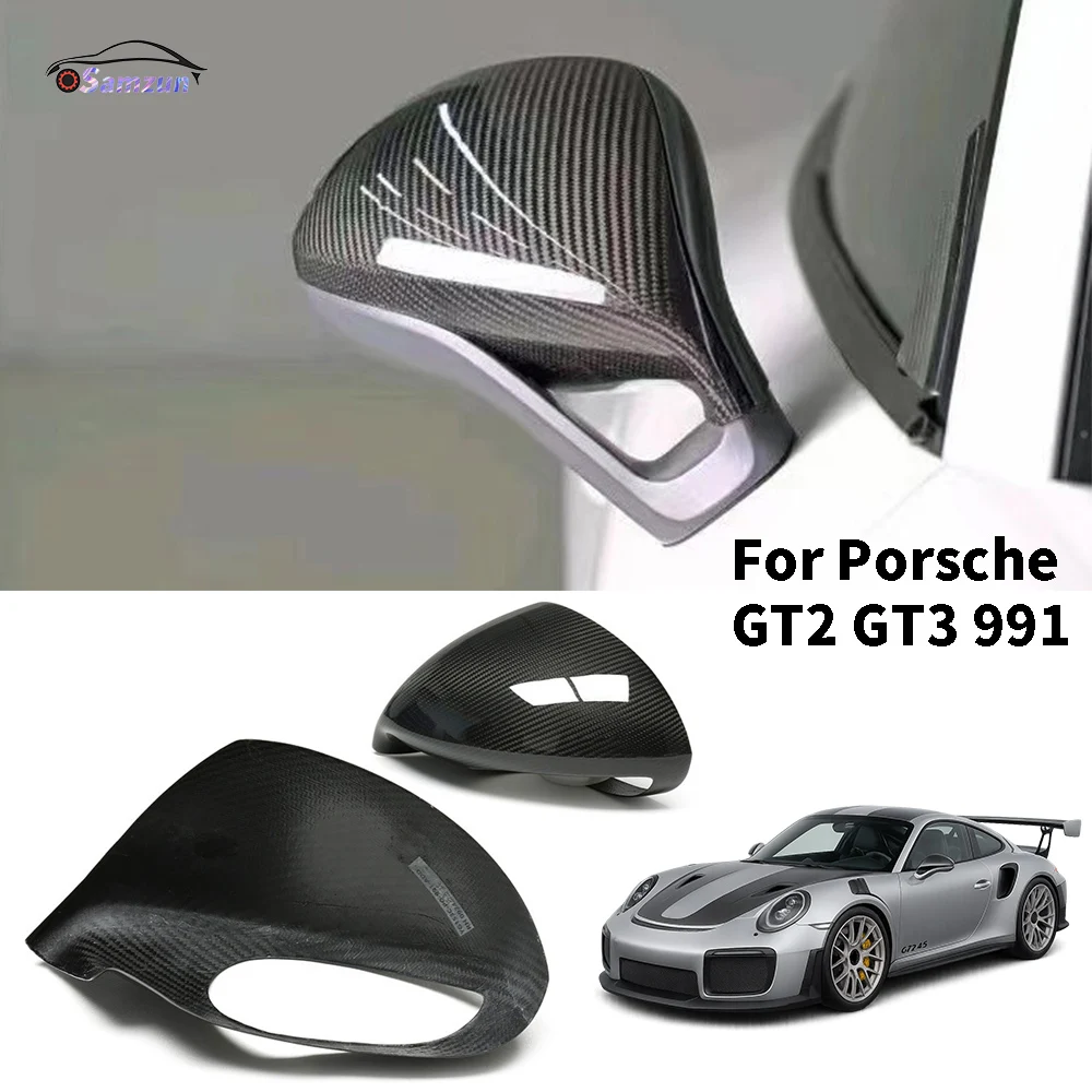

Для Porsche GT2 GT3 991 LHD автомобильное зеркало заднего вида из настоящего углеродного волокна, крышка боковых крыльев, модификация зеркала, аксессуары для стайлинга