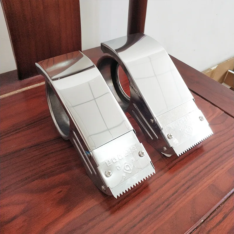 Metal Sealing Packer Tape Cutter Packaging Tape Dispenser Box Sealer Bale Scotch Tape Holder Cutting Machine Tool 48/60mm