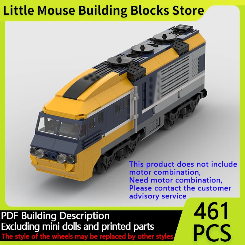 

City Car Model MOC Building Bricks Railway Transportation Train Modular Technology Gifts Holiday Assemble Children Toys Suit