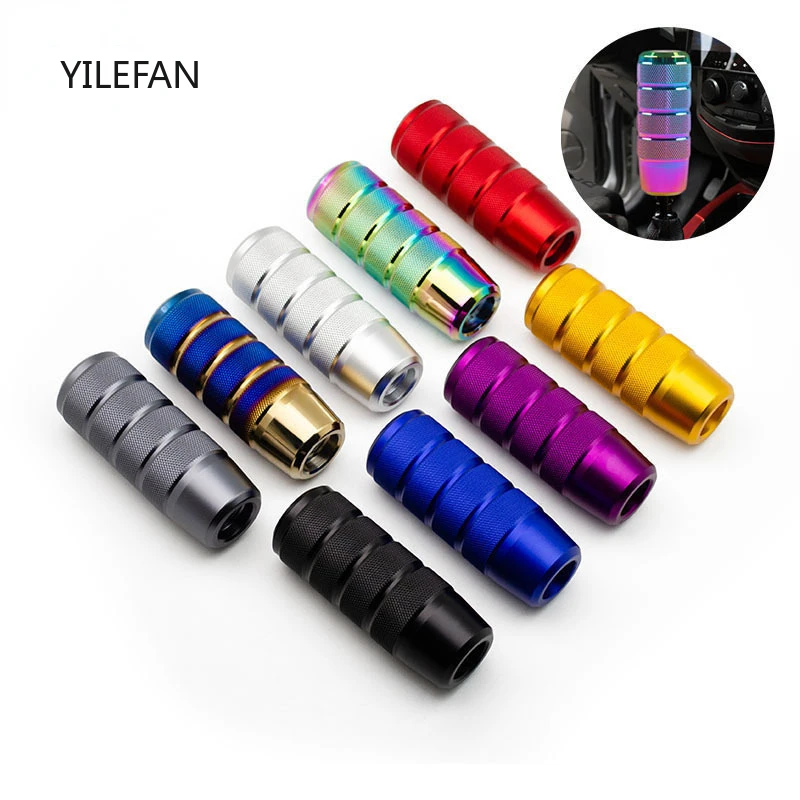 

Shifter Knob Aluminum Weighted Car Gear Shift Manual knobs Fit Universal Manual Transmission Vehicle with 3 Threaded Adapters