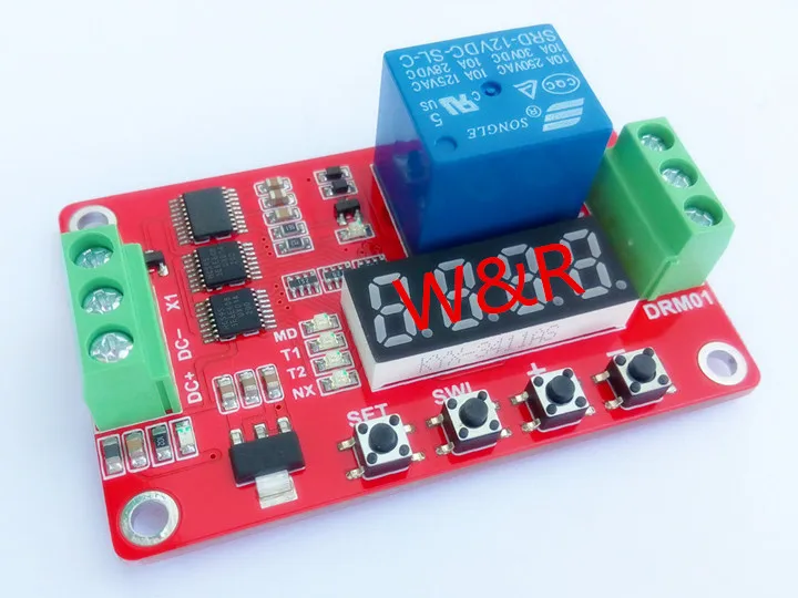 

DRM01/ One Way Multi-function Relay Module / Delay / Self-lock / Cycle / Timing / Time Relay / Etc.