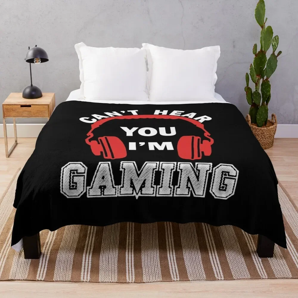 

Video Gaming Gift Gamer Headset Design Throw Blanket Luxurious Soft Blanket Holiday Gift for Family