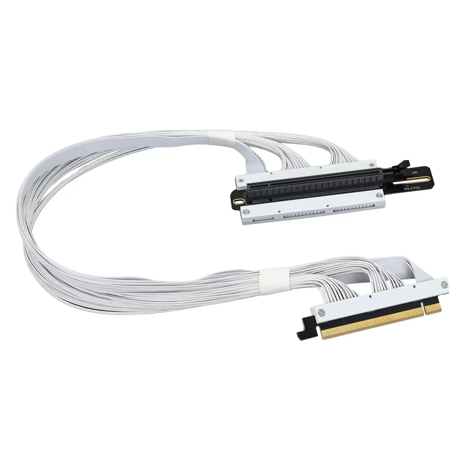 

2025 hot sale PCI-E 4.0 X16 Server Graphics Card Extension Cable 32GB/S GEN4 Copper Plated Wire GPU Adapter Cable in Stock