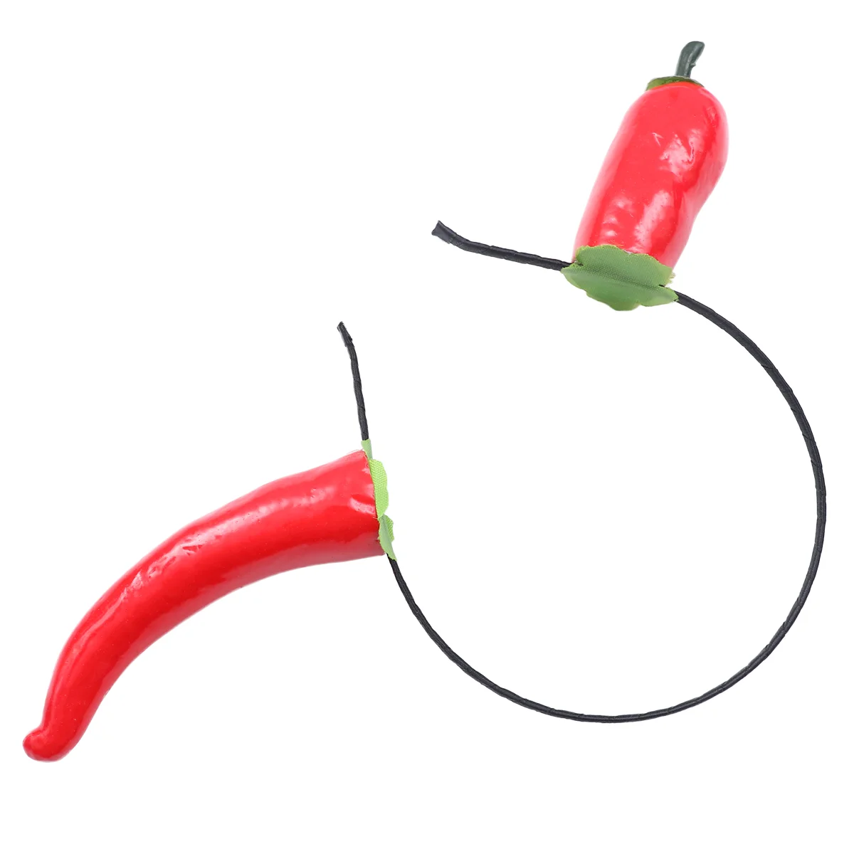 

Chili Pepper Headband Hair Hoop Party Costumes for Adults Halloween Cosplay Performance Funny Headdress Lightweight Premium
