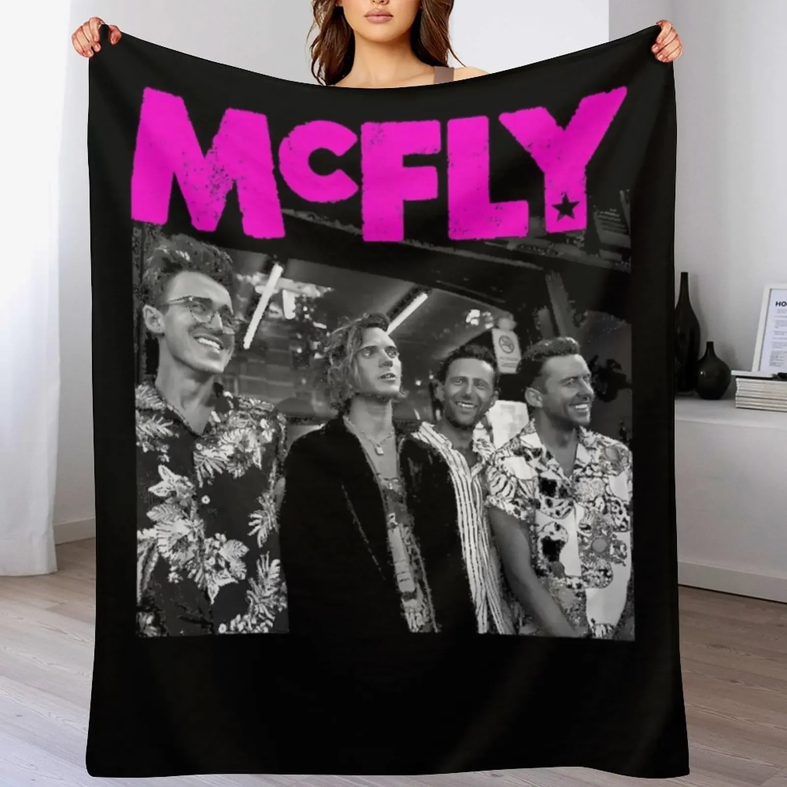 MCFLY Essential Throw Blanket Softest Soft Big Plush Blankets