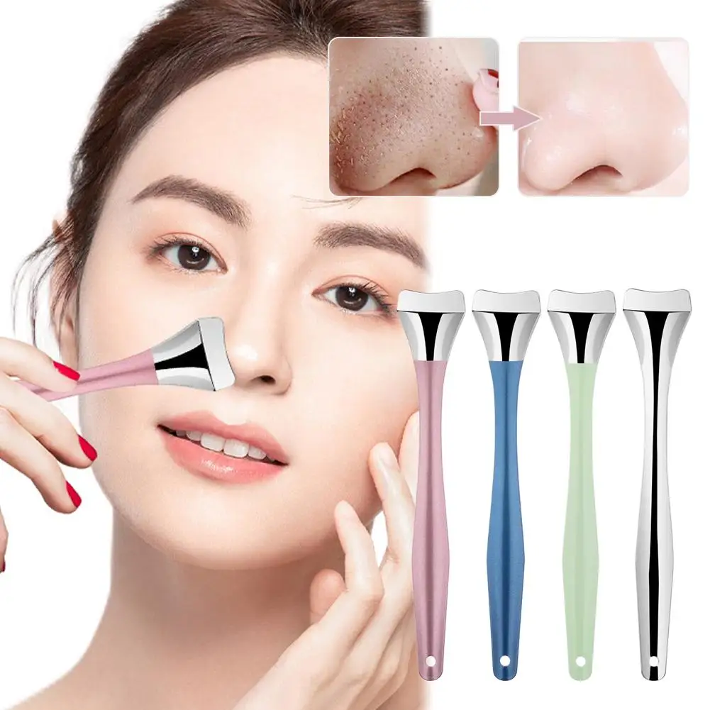 Extracteur professionnel de points noirs en acier inoxydable, outil d'extraction de boutons et de comédons pour usage du visage, 1 pièce, P1A1