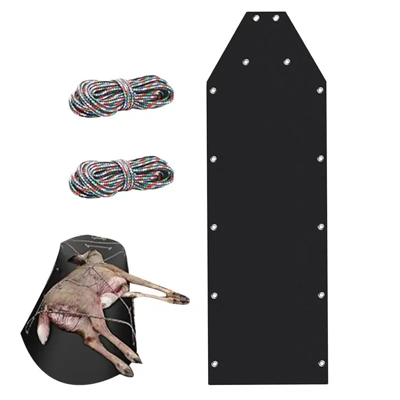 

Deer Drag Sleds Wearproof Sliding Mat Multi-Purpose Utility Sled For Hauling Ice Fishing Supplies Fishing Gear Accessories