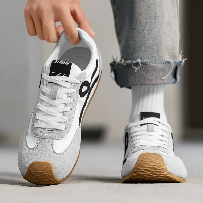 

Амортизирующая обувь, мужские кроссовки для гонок, мужские повседневные мужские теннисные кроссовки, роскошные кроссовки для гонок, 2025 г., дышащие модные кроссовки 45