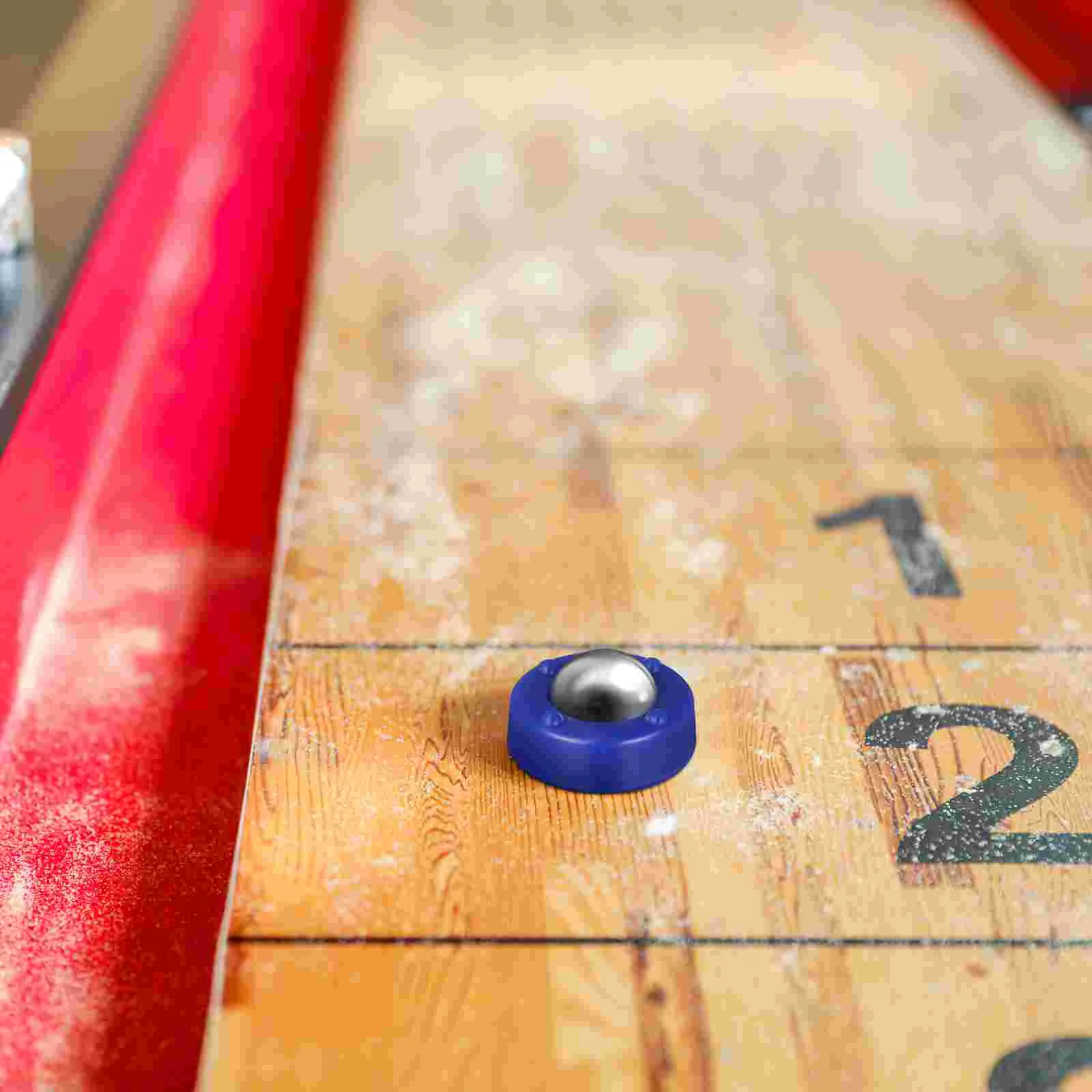 16 Pcs Tabletop Shuffleboard Mini Football Soccer Game Accessories Supplies Rolling Beads Steel