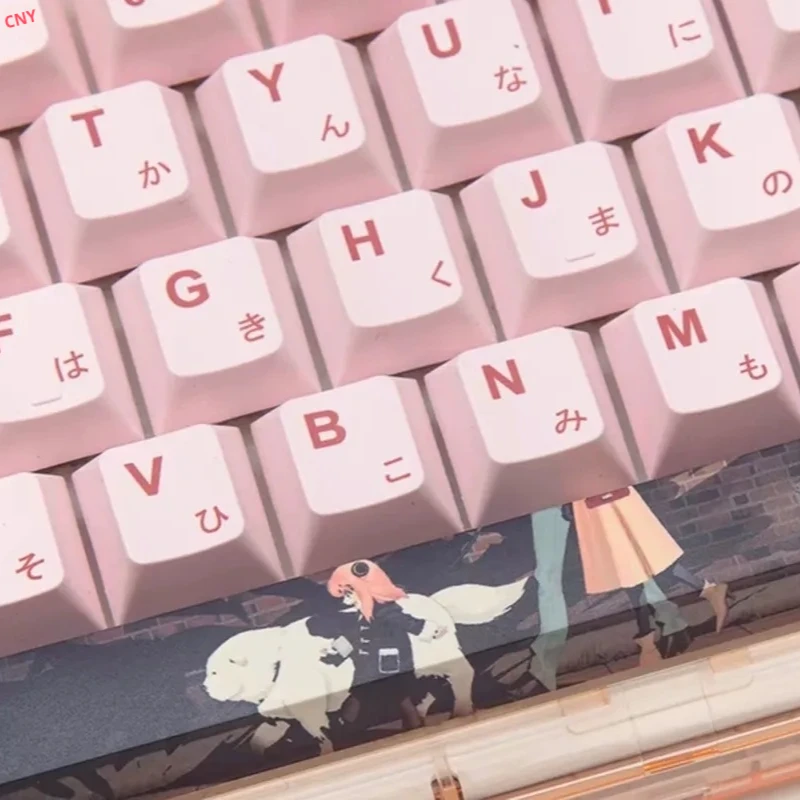 

Anime Anya Theme Keycap Mechanical Keyboard 140 Keys Cherry R4 Profile Pbt Thermal Sublimation Gaming Keycap Accessories Gift