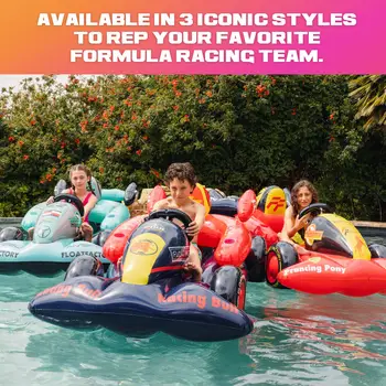 Nové nafukovací závodní auto plovoucí vesla jachta Red Bull vodní model PVC nafukovací vodní postel Red Bull F1 sedadlo 10 nejlepší prodej vodní bullet - №2